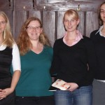 Ehrungen für 2011, Angela Fink, Christina Dern, Anna Bernhard, Nicole Steinhauer